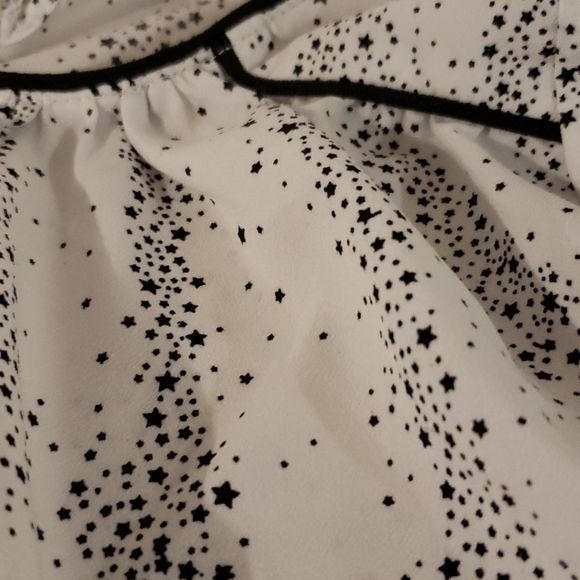 Mini Molly black white blouse top 12 14 girls - Picture 8 of 8